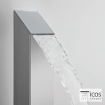 ΣΤΗΛΗ ΝΤΟΥΖ DIKE ICOS ΕΠΙΔΑΠΕΔΙΑ ΥΨΟΣ 208 εκ. INOX - Image 2