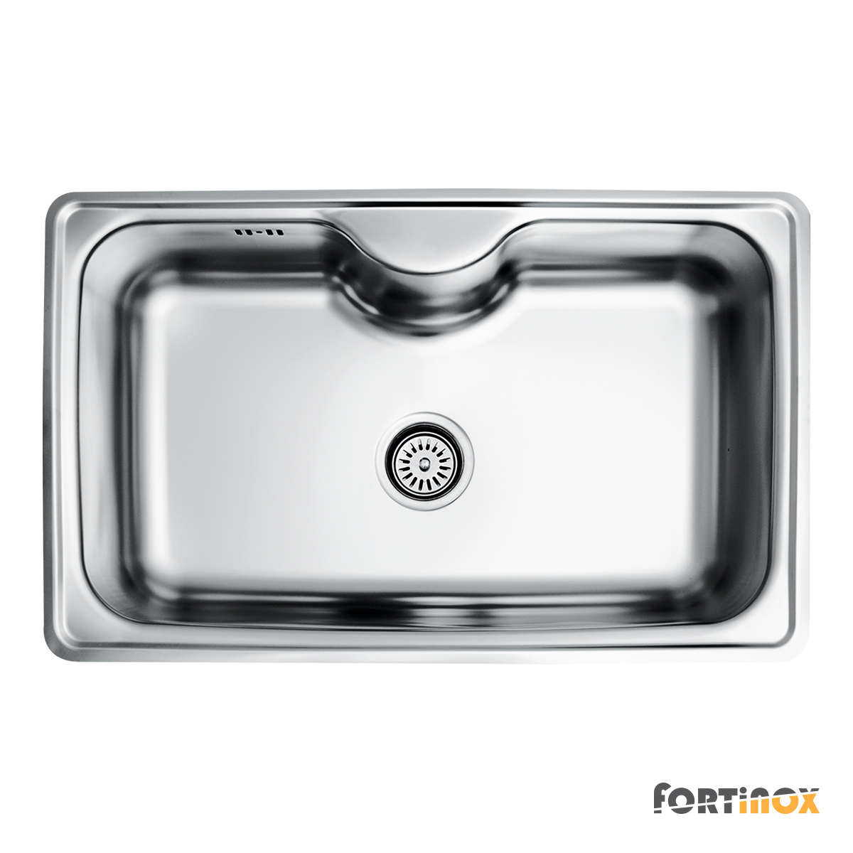 ΝΕΡΟΧΥΤΗΣ ARENA 80x50 FORTINOX INOX ΛΕΙΟ - Image 2