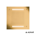 ΚΕΦΑΛΗ ΟΡΟΦ.TEMPTATION 30x30 ΧΡΩΜΑΤ/ΠΕΙΑ ALMAR INOX PVD BRUSHED GOLD