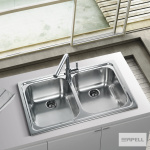 ΝΕΡΟΧΥΤΗΣ ANNIVERSARIO 79Χ50 APELL INOX ΛΕΙΟ - Image 2