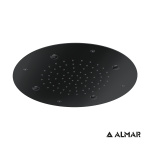 ΚΕΦΑΛΗ ΟΡΟΦ.TEMPTATION Φ38 ALMAR BRUSHED INOX BLACK MATT