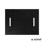 ΚΕΦΑΛΗ ΟΡΟΦ.TEMPTATION 63x48 ΗΧΟΣ-ΧΡΩΜΑΤ.ALMAR INOX BLACK MATT