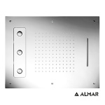 ΚΕΦΑΛΗ ΟΡΟΦ.TEMPTATION 63x48 ALMAR INOX CHROME