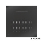 ΚΕΦ.ΟΡΟΦ.TEMPTATION 50x50 ALMAR INOX PVD BLACK BRUSHED
