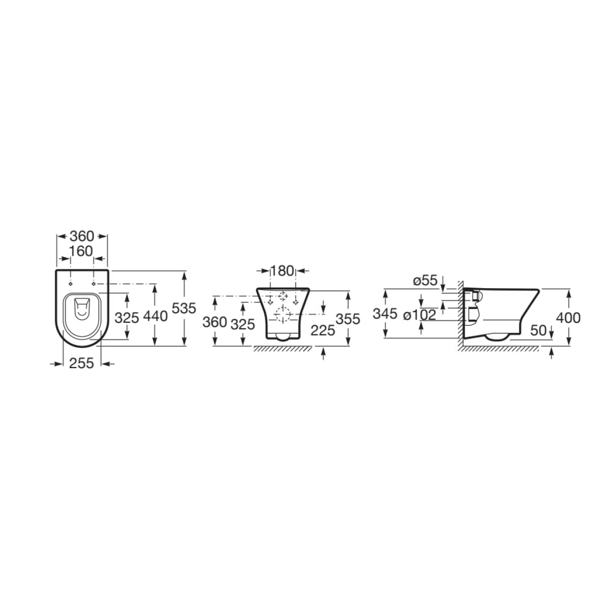 ΣΕΤ ΛΕΚΑΝΗ ΚΡΕΜΑΣΤΗ NEXO ΜΕ ΚΑΛΥΜΜΑ SLIM SOFT CLOSE ΛΕΥΚΟ ROCA - Image 2