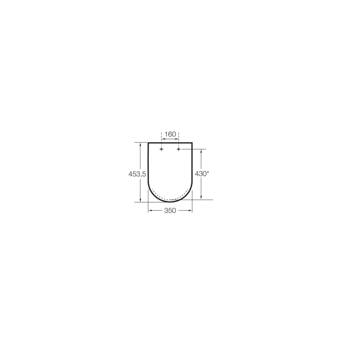 ΚΑΠΑΚΙ ΛΕΚΑΝΗΣ THE GAP SQUARE SOFT CLOSE ΛΕΥΚΟ ROCA - Image 2