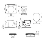 ΣΕΤ ΛΕΚΑΝΗ ΚΡΕΜΑΣΤΗ CONCEPT ΜΕ ΚΑΛΥΜΜΑ ΑΠΛΟ ΛΕΥΚΟ IDEAL - Image 2