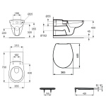 ΣΕΤ ΛΕΚΑΝΗ ΚΡΕΜΑΣΤΗ MATURA ΜΕ ΚΑΛΥΜΜΑ ΑΠΛΟ ΛΕΥΚΟ IDEAL - Image 2