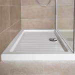 ΝΤΟΥΖΙΕΡΑ ΠΟΡΣΕΛΑΝΗΣ 120x80x5,5cm Φ90 ROMA ΛΕΥΚΗ ROCA