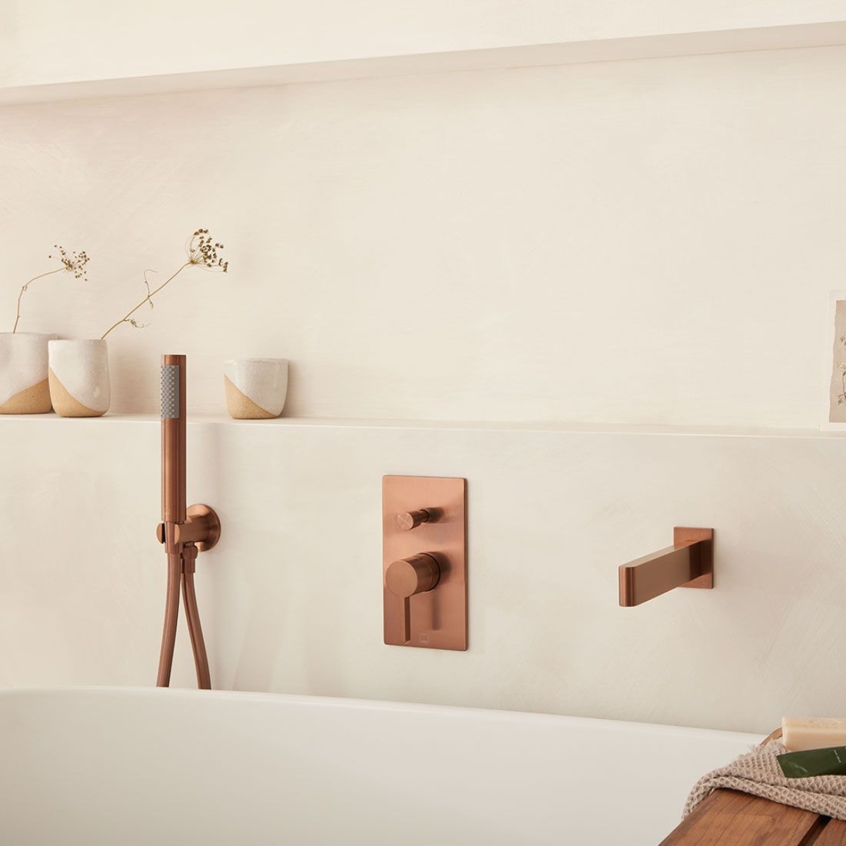 ΑΝΑΜΙΚΤΗΣ ΕΝΤΟΙΧΙΖΟΜΕΝΟΣ ΙΙ EDIT BRUSHED BRONZE PVD VADO - Image 3