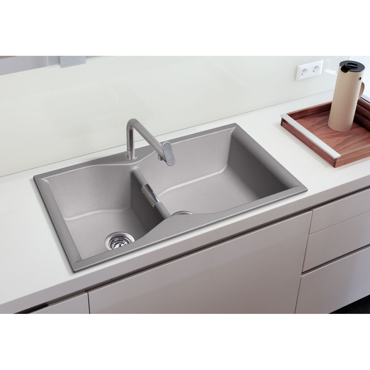 ΝΕΡΟΧΥΤΗΣ ΓΡΑΝΙΤΗ 90x50cm PRESTIGE N-175 CROMA MACART - Image 3