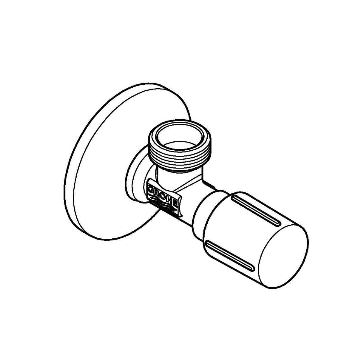 ΔΙΑΚΟΠΤΗΣ ΓΩΝΙΑΚΟΣ 1/2''-1/2'' 22041GN0 BRUSHED COOL SUNRISE GROHE - Image 3
