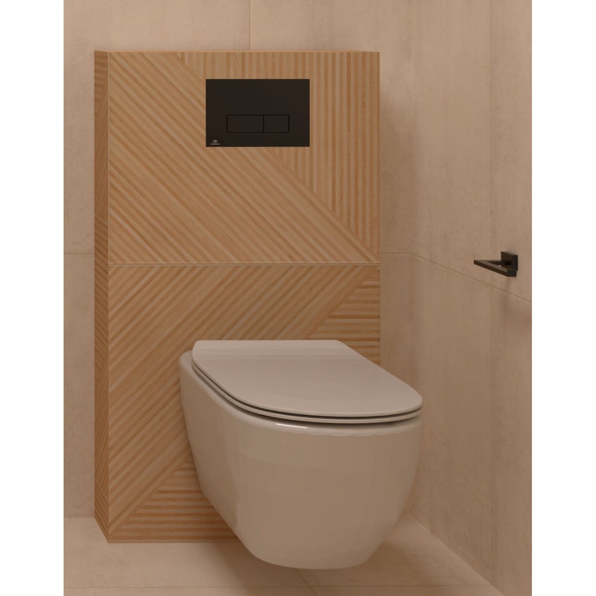 ΣΕΤ ΛΕΚΑΝΗ ΚΡΕΜΑΣΤΗ TESI II AQUABLADE HF ΜΕ ΚΑΛΥΜΜΑ SOFT CLOSE ΛΕΥΚΟ IDEAL - Image 3