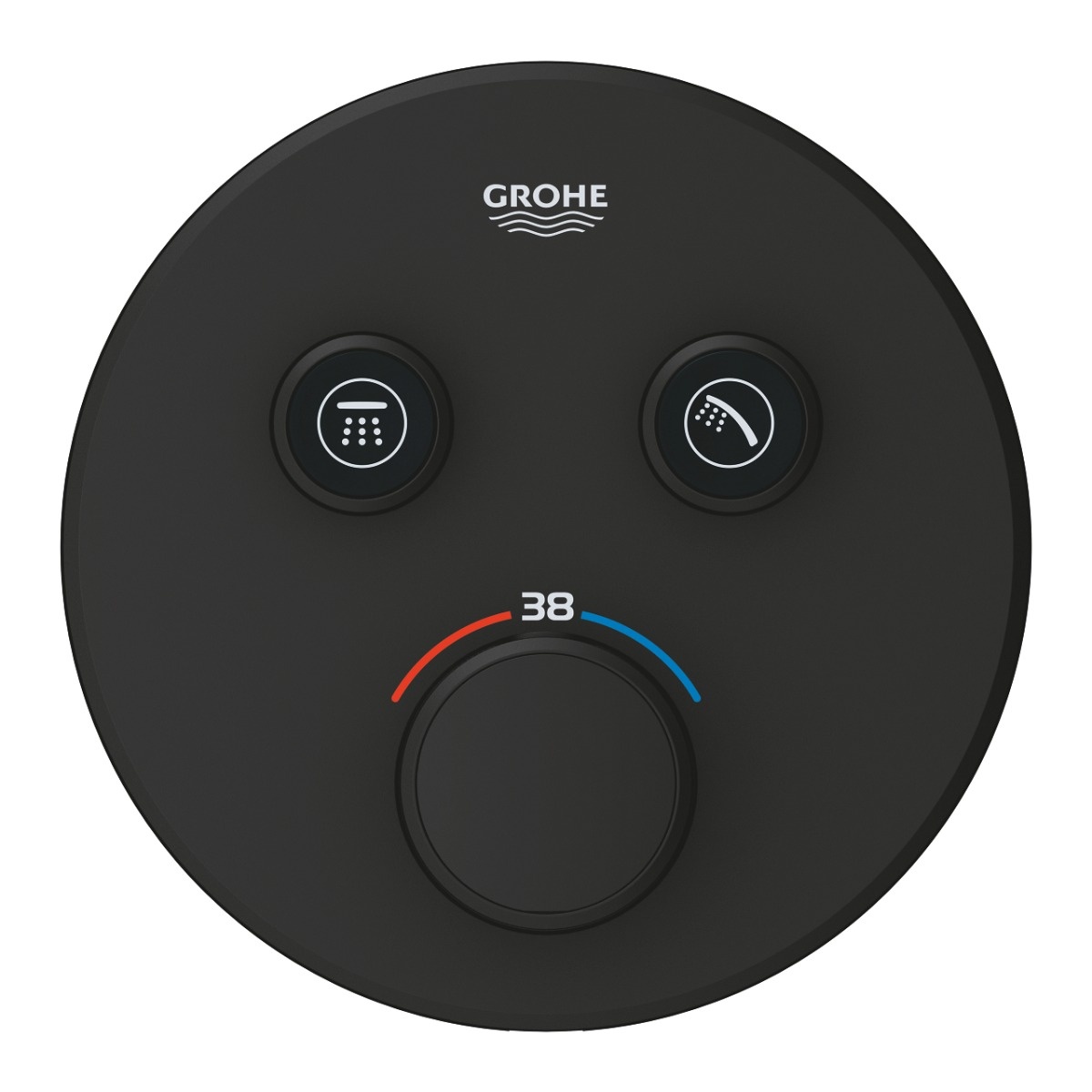 ΑΝΑΜΙΚΤΗΣ GROHTHERM SMARTCONTROL II 29507KF0 ΘΕΡΜΟΣΤΑΤΙΚΟΣ PHANTOM BLACK GROHE - Image 4