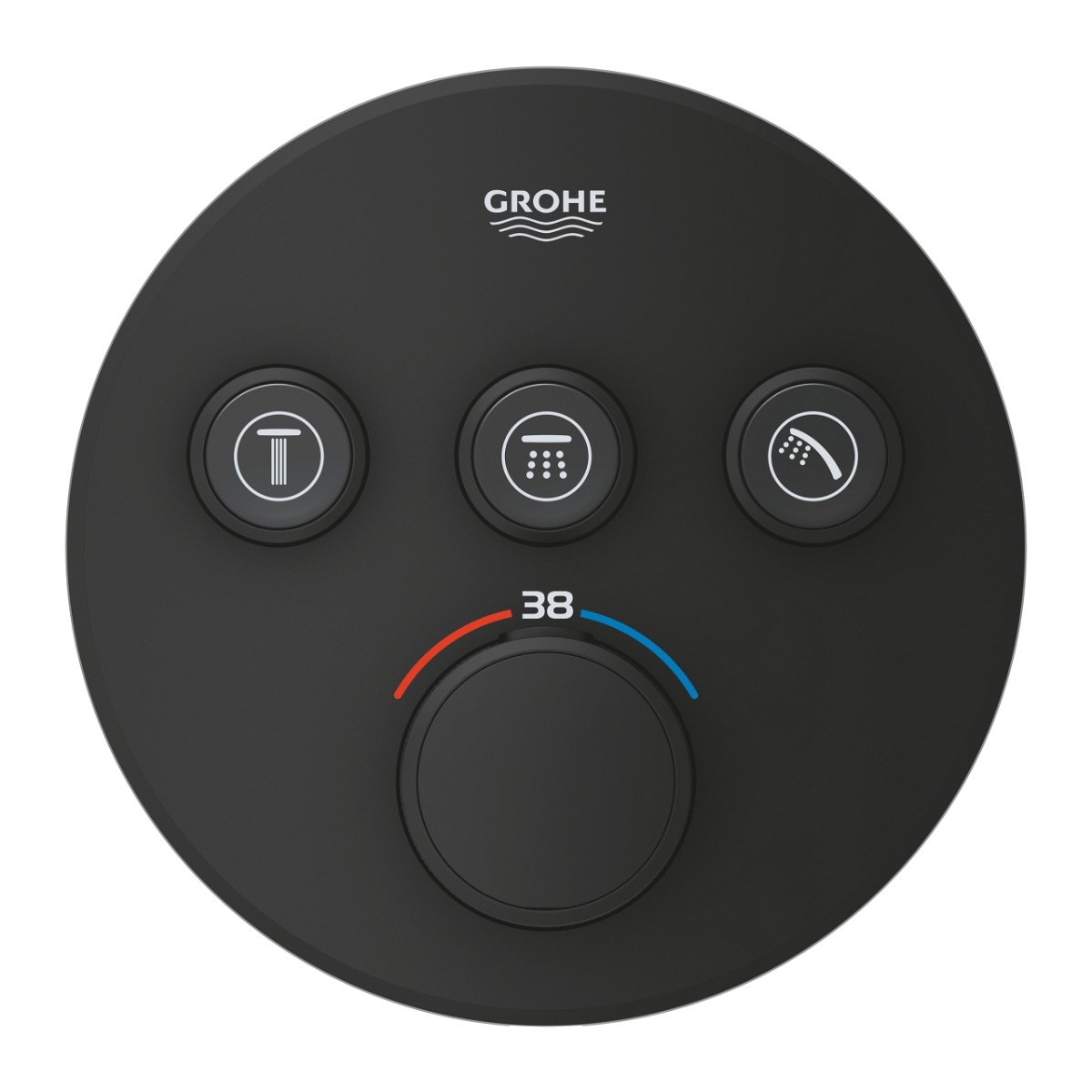 ΑΝΑΜΙΚΤΗΣ GROHTHERM SMARTCONTROL ΙΙΙ 29508KF0 PHANTOM BLACK GROHE - Image 4