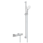 ΣΕΤ ΝΤΟΥΖ GROTHERM 1000 PERFORMANCE ΜΕ ΘΕΡΜΟΣΤΑΤΙΚΗ ΜΠΑΤΑΡΙΑ 34835001 ΧΡΩΜΕ GROHE