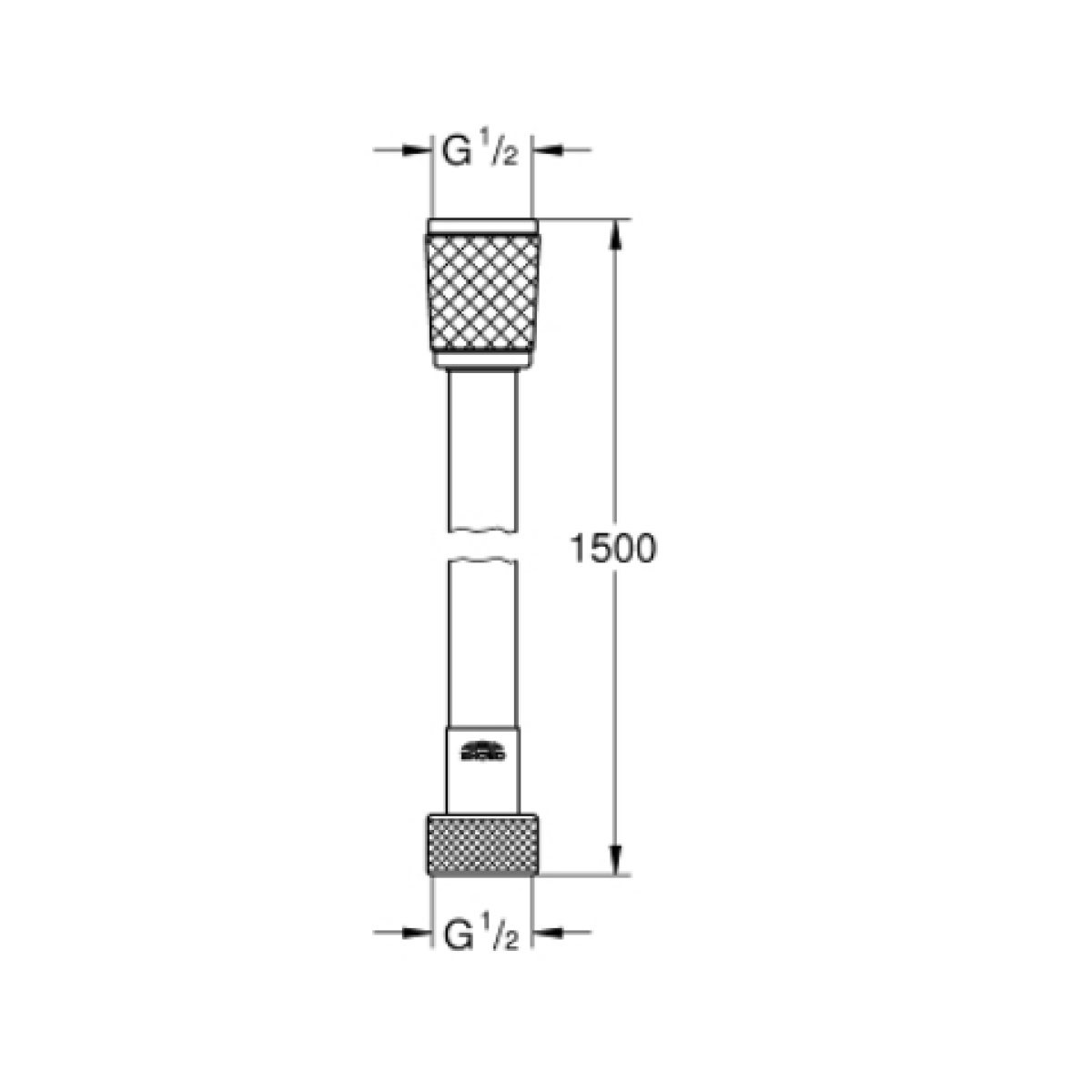 ΣΠΙΡΑΛ ΛΟΥΤΡΟΥ RELEXAFLEX 150cm ΧΡΩΜΕ GROHE - Image 2