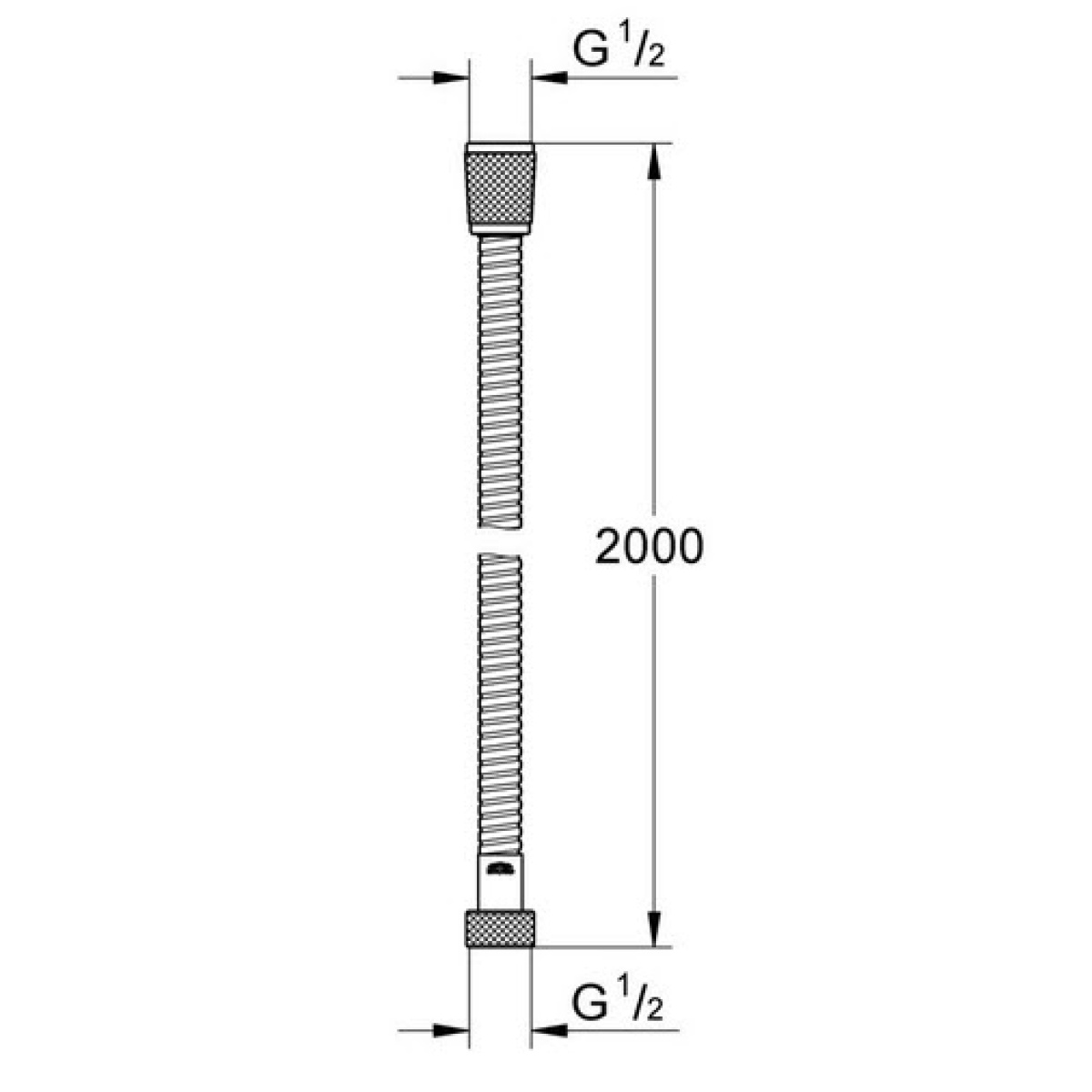 ΣΠΙΡΑΛ ΛΟΥΤΡΟΥ RELEXAFLEX 200cm 28155002 ΧΡΩΜΕ GROHE - Image 2