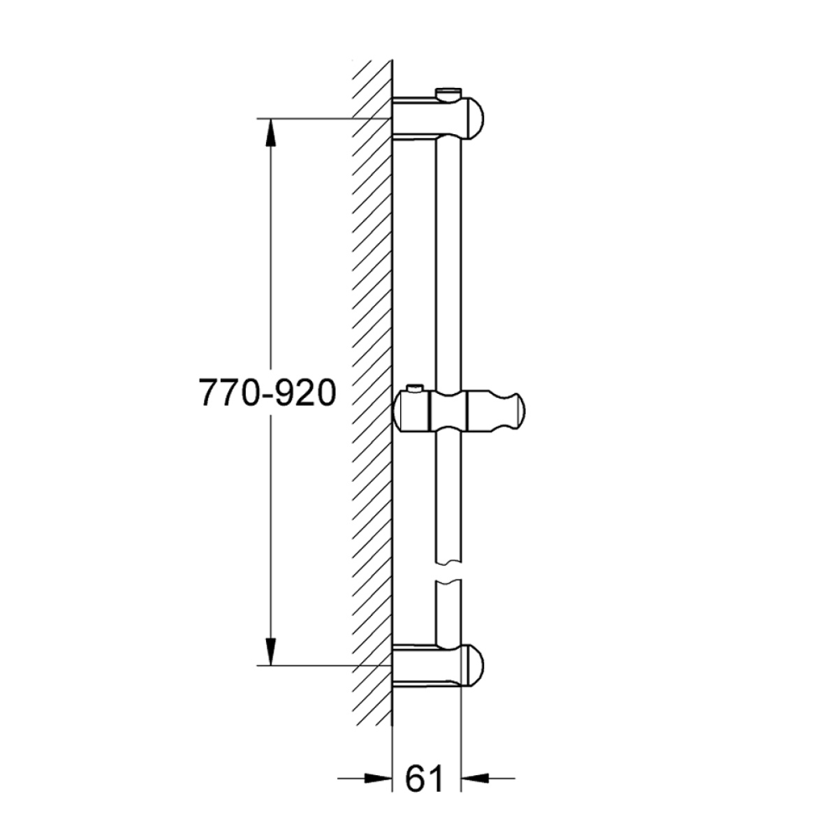 ΒΕΡΓΑ ΝΤΟΥΖ EUPHORIA 90cm 27500 GROHE - Image 2