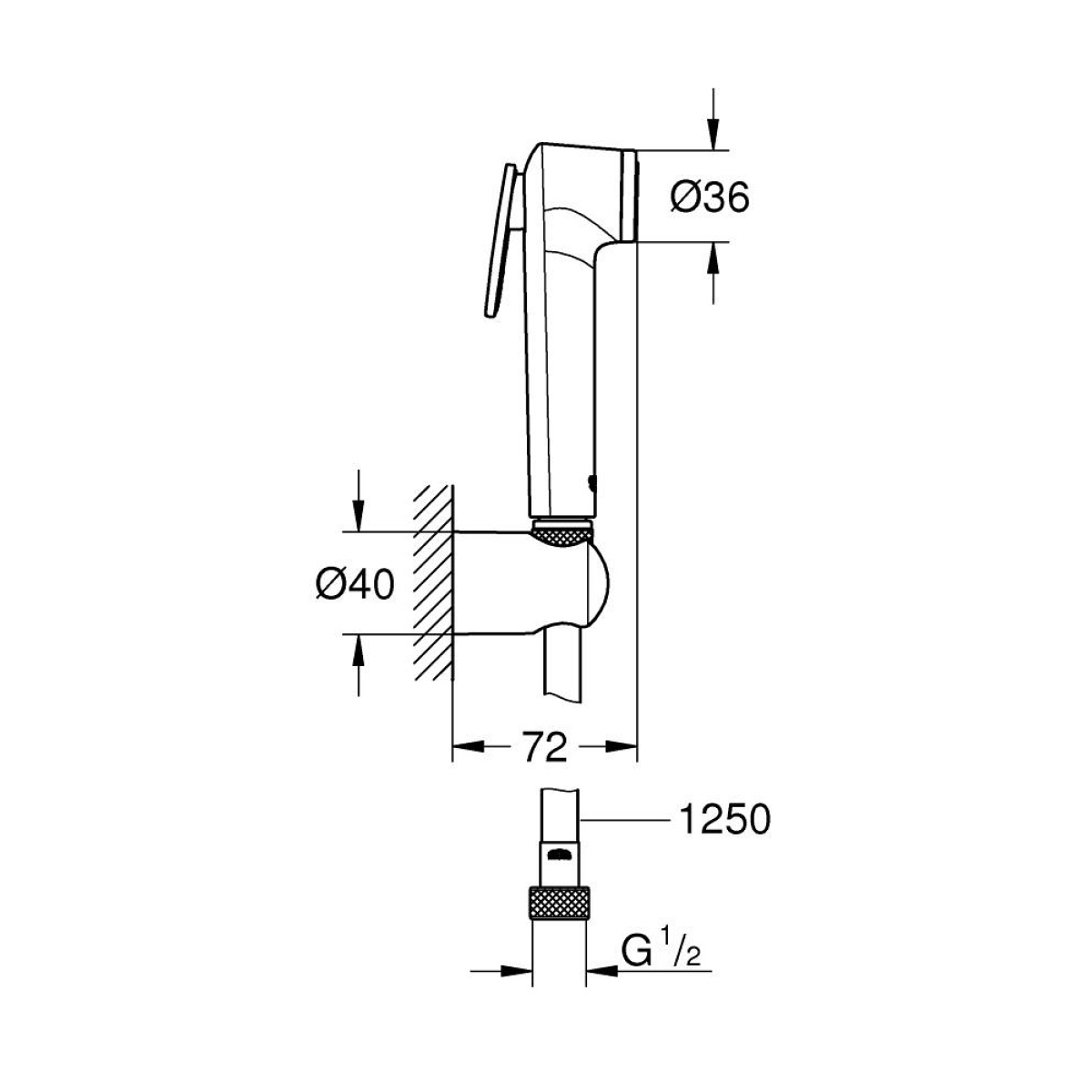 ΤΗΛΕΦΩΝΟ ΜΠΙΝΤΕ ΚΙΤ TEMPESTA-F TRIGGER SPRAY 30 27513AL1 BRUSHED HARD GRAPHITE GRΟΗΕ - Image 2