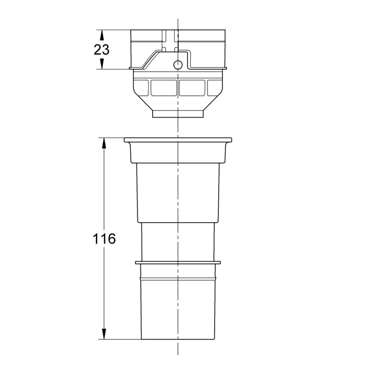 ΜΕΙΩΤΗΣ ΡΟΗΣ 4,5L ΓΙΑ ΚΑΖΑΝΑΚΙ 42333000 GROHE - Image 2