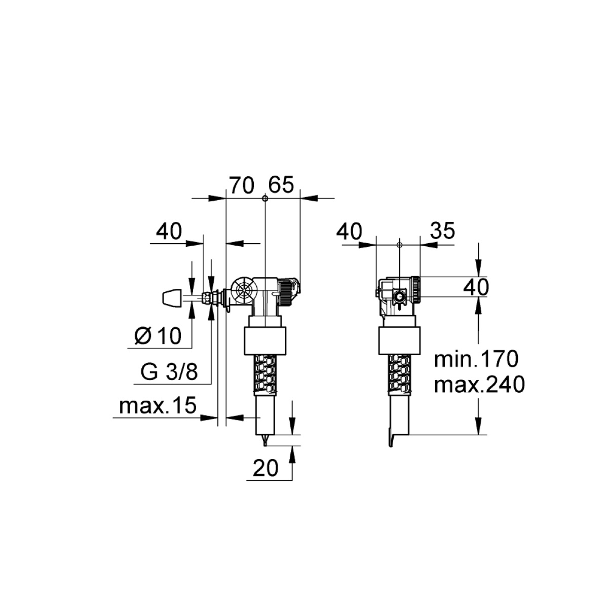 ΦΛΟΤΕΡ ΓΙΑ ΕΝΤΟΙΧΙΖΟΜΕΝΟ ΚΑΖΑΝΑΚΙ 37095000 GROHE - Image 2
