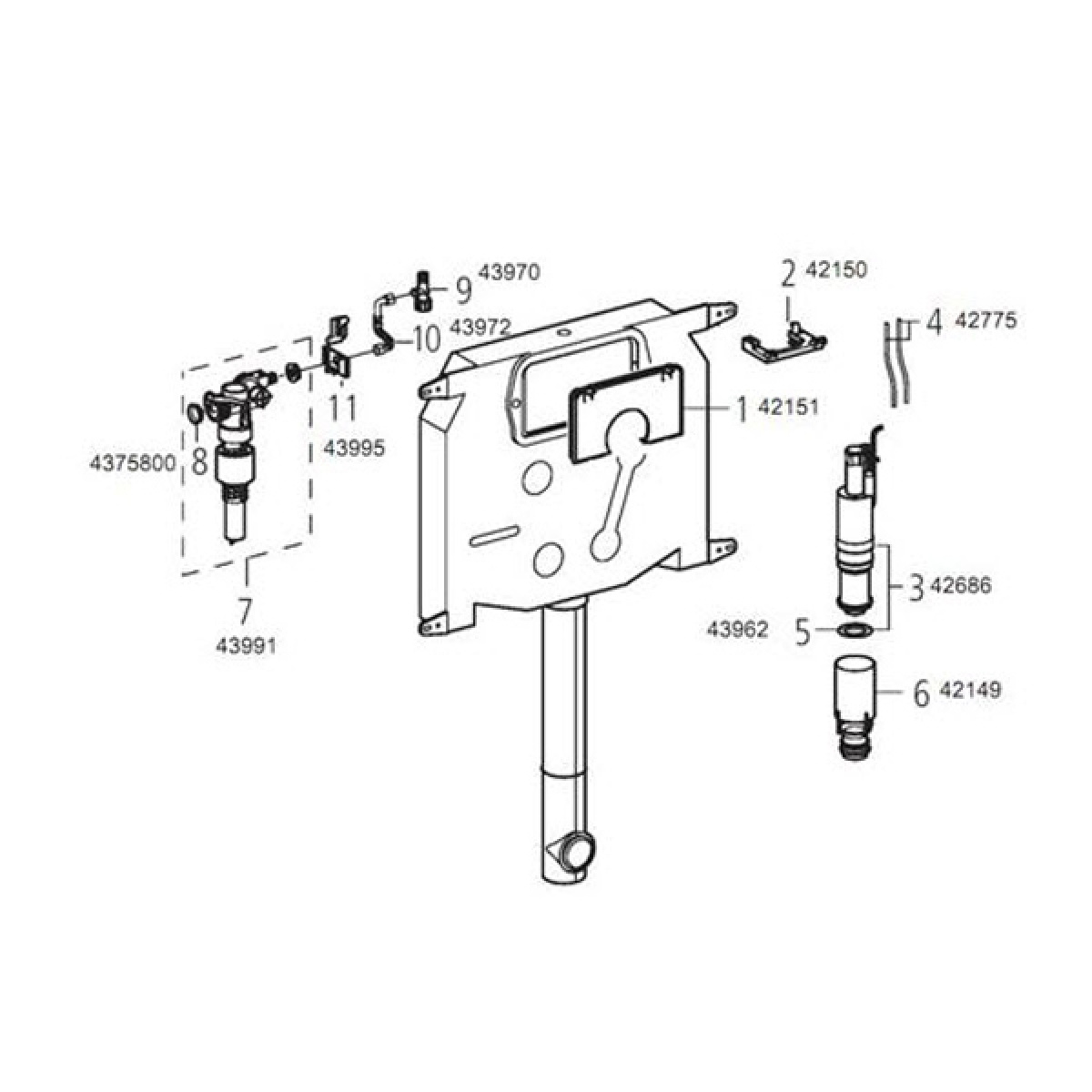 ΦΛΟΤΕΡ ΓΙΑ ΕΝΤΟΙΧΙΖΟΜΕΝΟ ΚΑΖΑΝΑΚΙ 4399100 GROHE - Image 2
