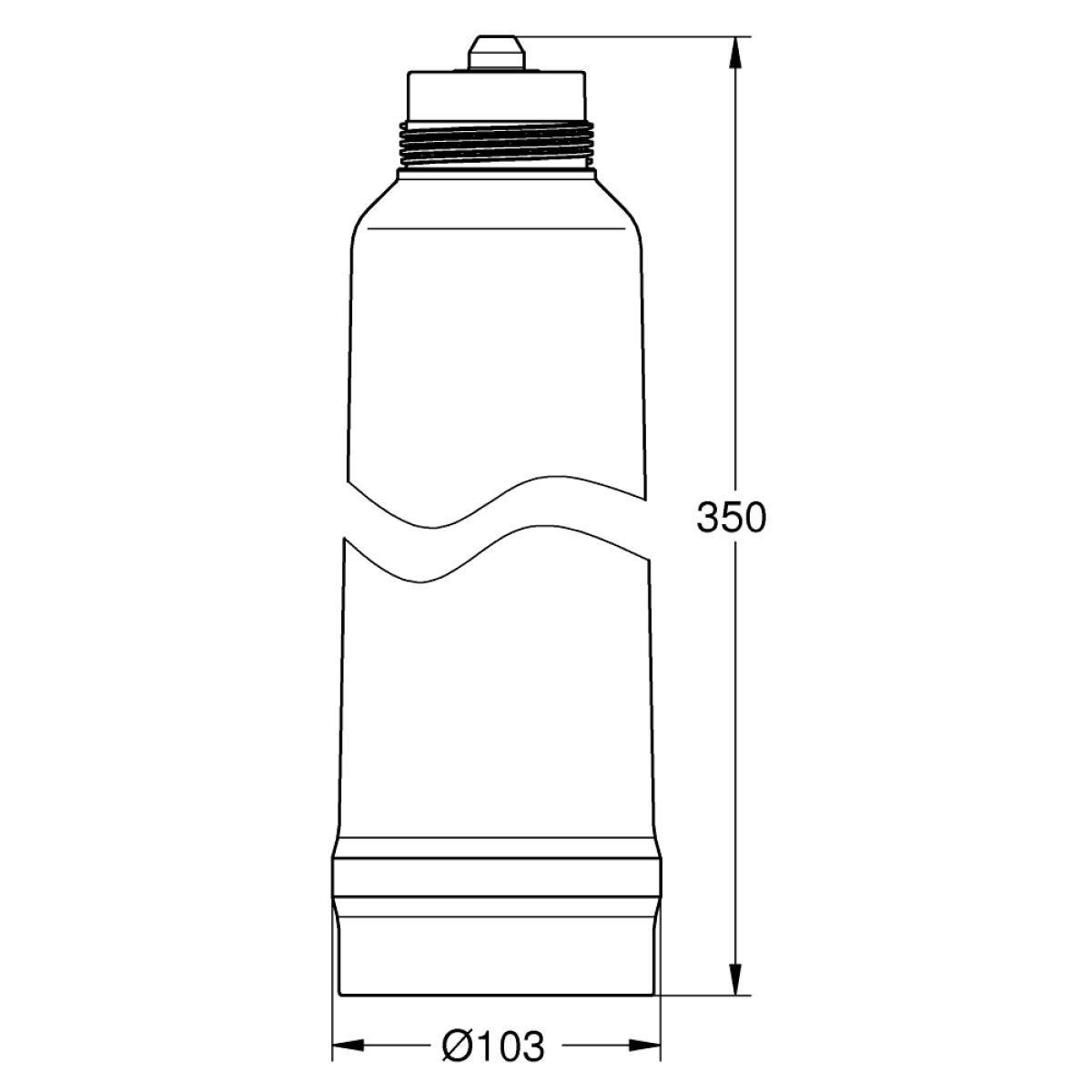 ΦΙΛΤΡΟ ΜΠΛΟΥ 40412001 L-SIZE GROHE - Image 2