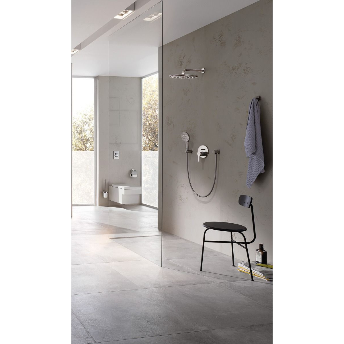 ΚΕΦΑΛΗ ΚΑΙ ΒΡΑΧΙΟΝΑΣ ΤΟΙΧΟΥ 38cm RAINSHOWER COSMOPOLITAN 310 26066000 ΧΡΩΜΕ GROHE - Image 3