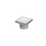 ΣΧΑΡΑΚΙ ΜΠΑΝΙΟΥ ΤΕΤΡΑΓΩΝΟ PREMIUM 15x15cm ΑΝΟΞΕΙΔΩΤΟ ΧΡΩΜΕ
