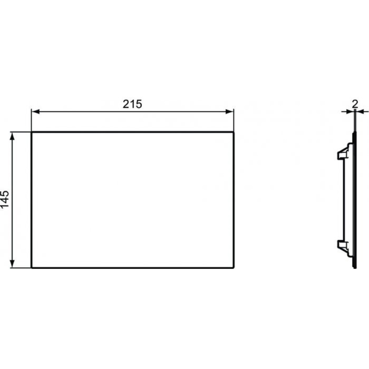 ΘΥΡΙΔΑ ΕΠΙΣΚΕΨΗΣ PROSYS SEPTA PRO ΓΥΑΛΙΣΤΕΡΗ INOX IDEAL - Image 2