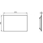 ΘΥΡΙΔΑ ΕΠΙΣΚΕΨΗΣ PROSYS SEPTA PRO ΓΥΑΛΙΣΤΕΡΗ INOX IDEAL - Image 2