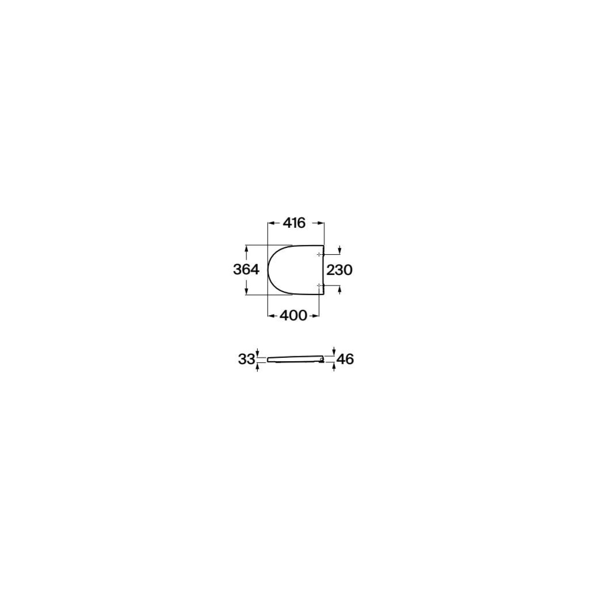 ΚΑΠΑΚΙ ΛΕΚΑΝΗΣ MERIDIAN ROUND SOFT CLOSE ΛΕΥΚΟ ROCA - Image 2