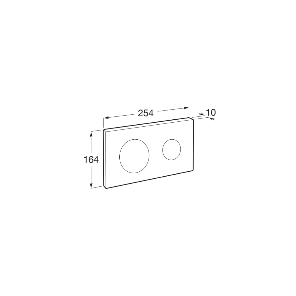 ΠΛΑΚΕΤΑ PL10.A DUAL ΡΟΖ ΧΡΥΣΟ ROCA - Image 2