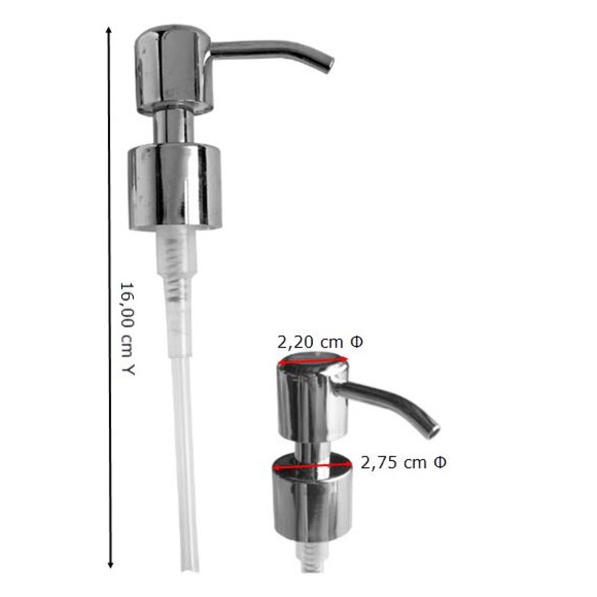 ΑΝΤΑΛΛΑΚΤΙΚΗ ΑΝΤΛΙΑ DISPENSER Φ22 ΠΛΑΣΤΙΚΗ - Image 2