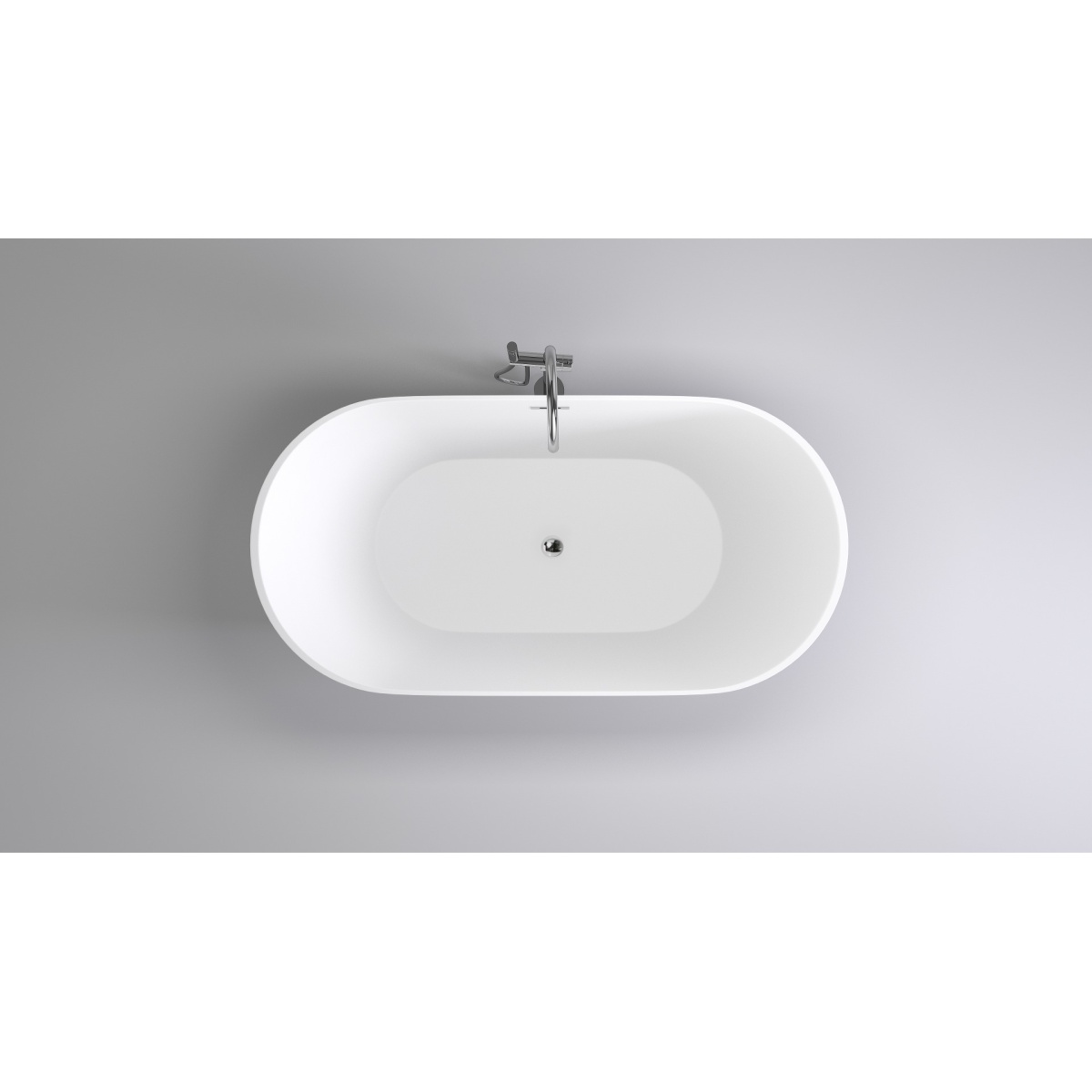 ΜΠΑΝΙΟ ΑΣΤΙ ΒΑ103 160x80cm ΕΛΕΥΘΕΡΗΣ ΤΟΠΟΘΕΤΗΣΗΣ ΛΕΥΚΟ ΓΥΑΛΙΣΤΕΡΟ PICCADILLY - Image 2