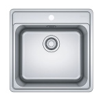 ΝΕΡΟΧΥΤΗΣ ΑΝΟΞΕΙΔΩΤΟΣ BELL BCX 610 51x51cm ΛΕΙΟΣ FRANKE