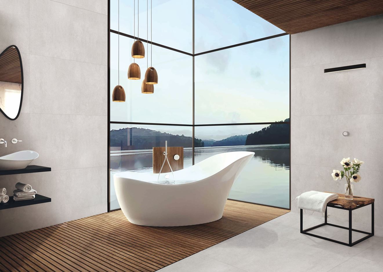 casa_light_grey_60x120_amb ΠΛΑΚΑΚΙ ΓΡΑΝΙΤΗΣ ΚΑΣΑ ΛΑΙΤ ΓΚΡΕΙ 60x120cm ΜΑΤ RECTIFIED ΠΡΩΤΗΣ ΠΟΙΟΤΗΤΑΣ - Image 1