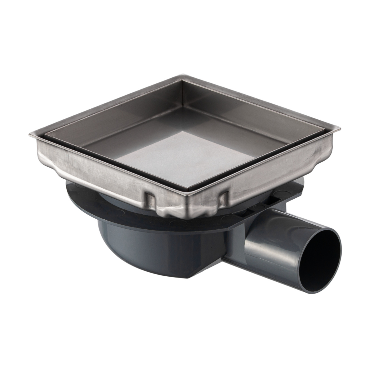 ΣΧΑΡΑΚΙ  ΜΕ ΒΑΣΗ 13x13cm INOX ΤΕΤΡΑΓΩΝΟ PICCADILLY - Image 2