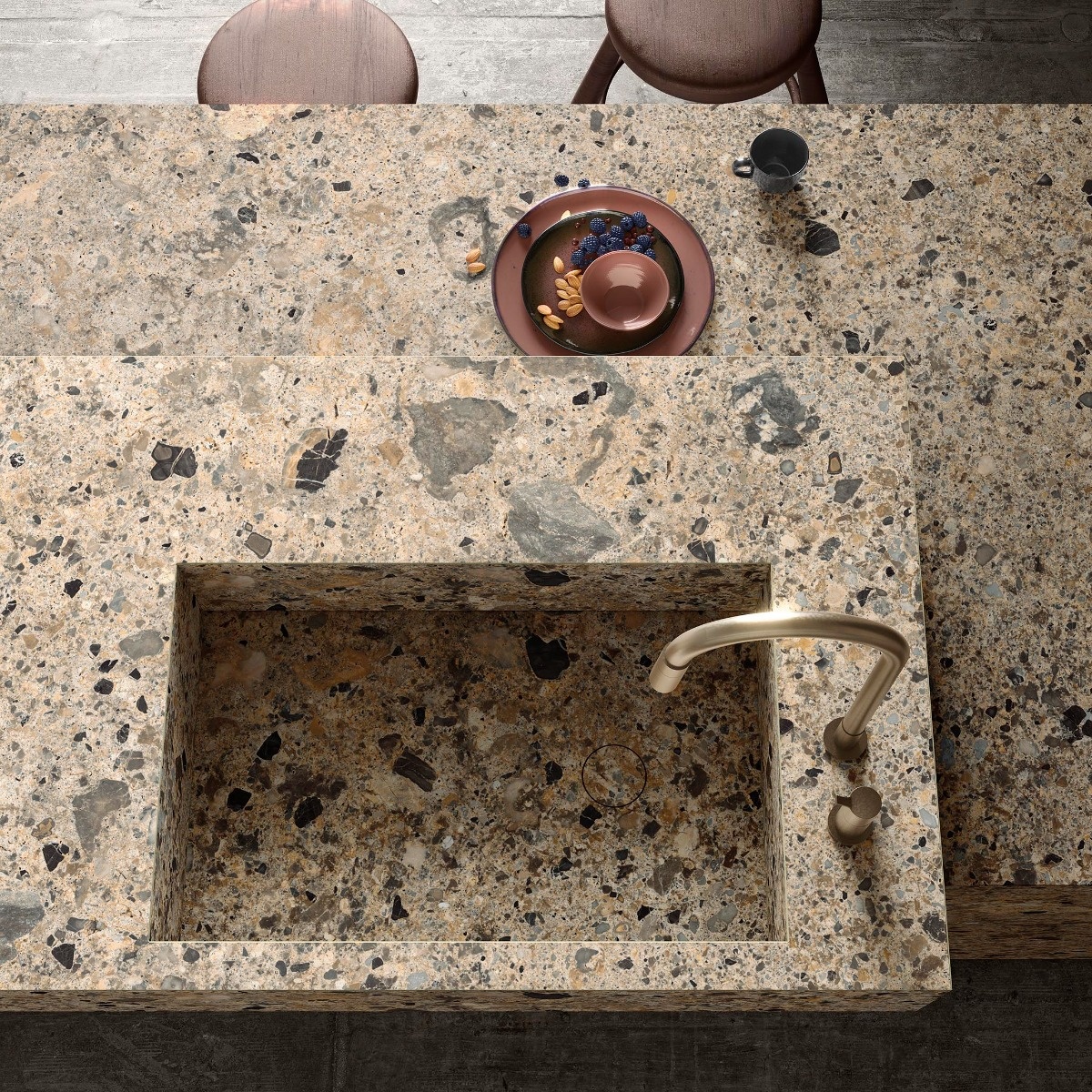 ΠΛΑΚΑΚΙ ΓΡΑΝΙΤΗΣ ΤΣΕΠΟ ΡΟΜΑΝΟ ΜΑΤ 6mm 160x320cm RECTIFIED ΠΡΩΤΗΣ ΠΟΙΟΤΗΤΑΣ - Image 3