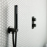 ΣΕΤ ΤΗΛΕΦΩΝΟ ΛΟΥΤΡΟΥ ΜΕ ΠΑΡΟΧΗ BRUSHED BLACK PVD VADO