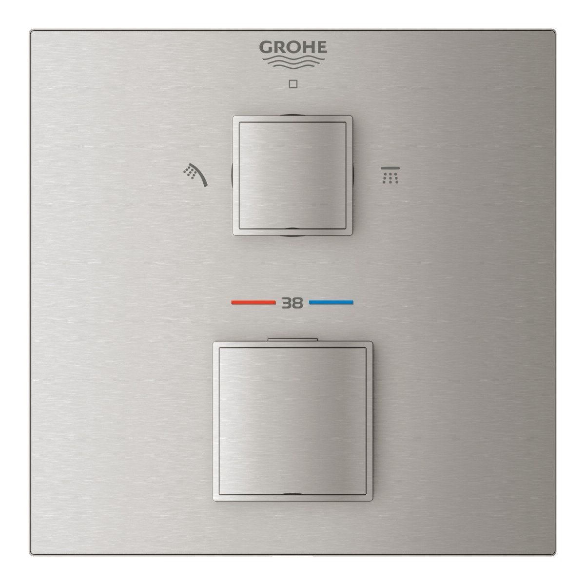 ΑΝΑΜΙΚΤΗΣ ΕΝΤΟΙΧΙΖΟΜΕΝΟΣ GROTHERM CUBE ΙΙ 24154DC0 SUPERSTEEL GROHE - Image 3