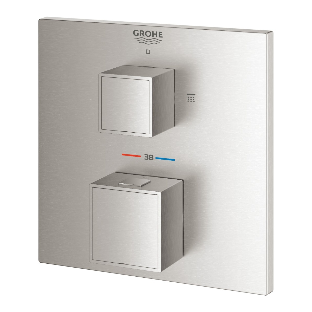 ΑΝΑΜΙΚΤΗΣ ΕΝΤΟΙΧΙΖΟΜΕΝΟΣ GROTHERM CUBE ΙΙ 24154DC0 SUPERSTEEL GROHE - Image 4
