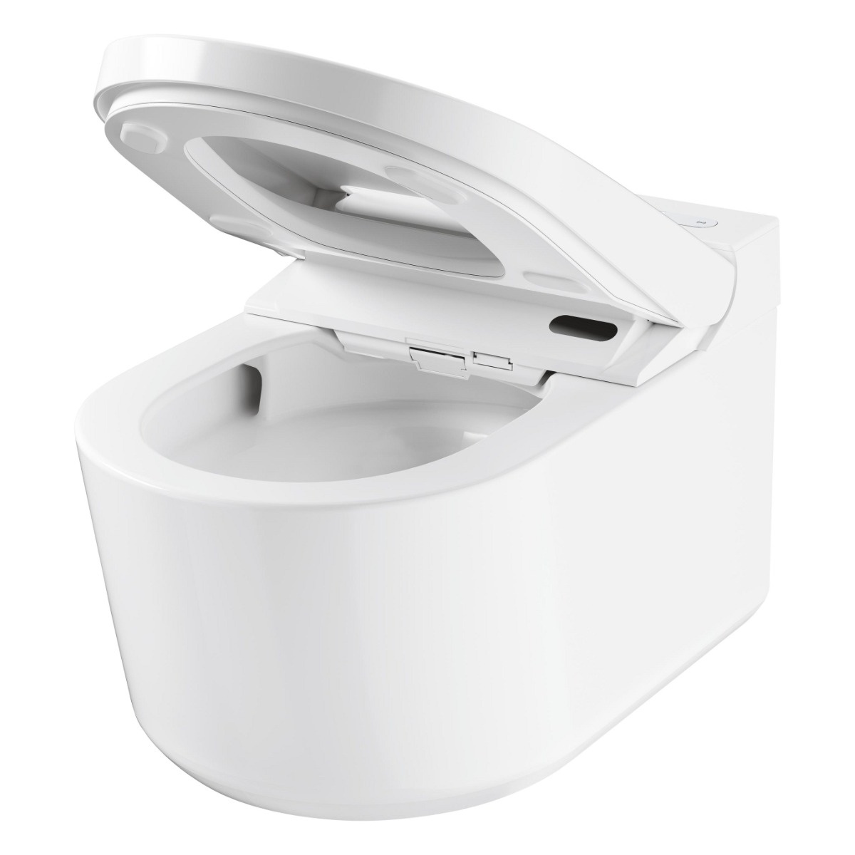 ΛΕΚΑΝΗ ΗΛΕΚΤΡΟΝΙΚΗ ΚΡΕΜΑΣΤΗ SENSIA PRO ALPINE WHITE ΓΥΑΛΙΣΤΕΡΗ GROHE - Image 4