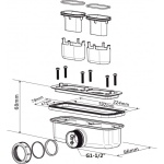Σιφώνι για ντουζιέρα ICSP SE0029 PLASTIC WASTE - Image 2