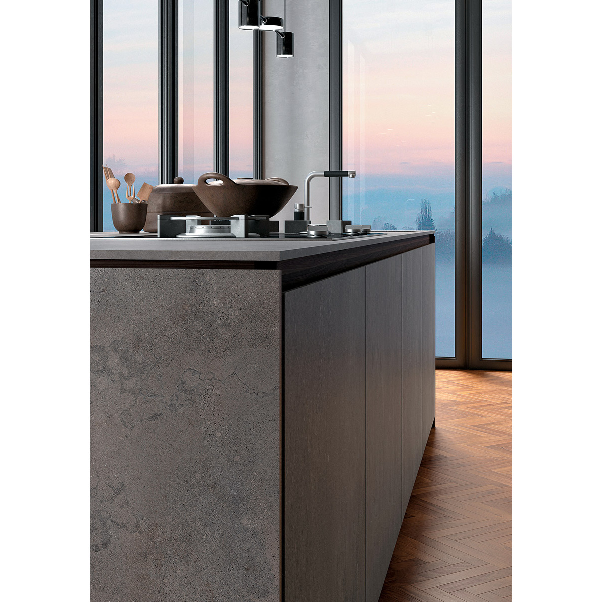 ΠΛΑΚΑΚΙ ΓΡΑΝΙΤΗΣ ΜΠΟΥΞΙ ΣΕΛΕΚΤ 6mm 160x320cm ΜΑΤ RECTIFIED ΠΡΩΤΗΣ ΠΟΙΟΤΗΤΑΣ - Image 3