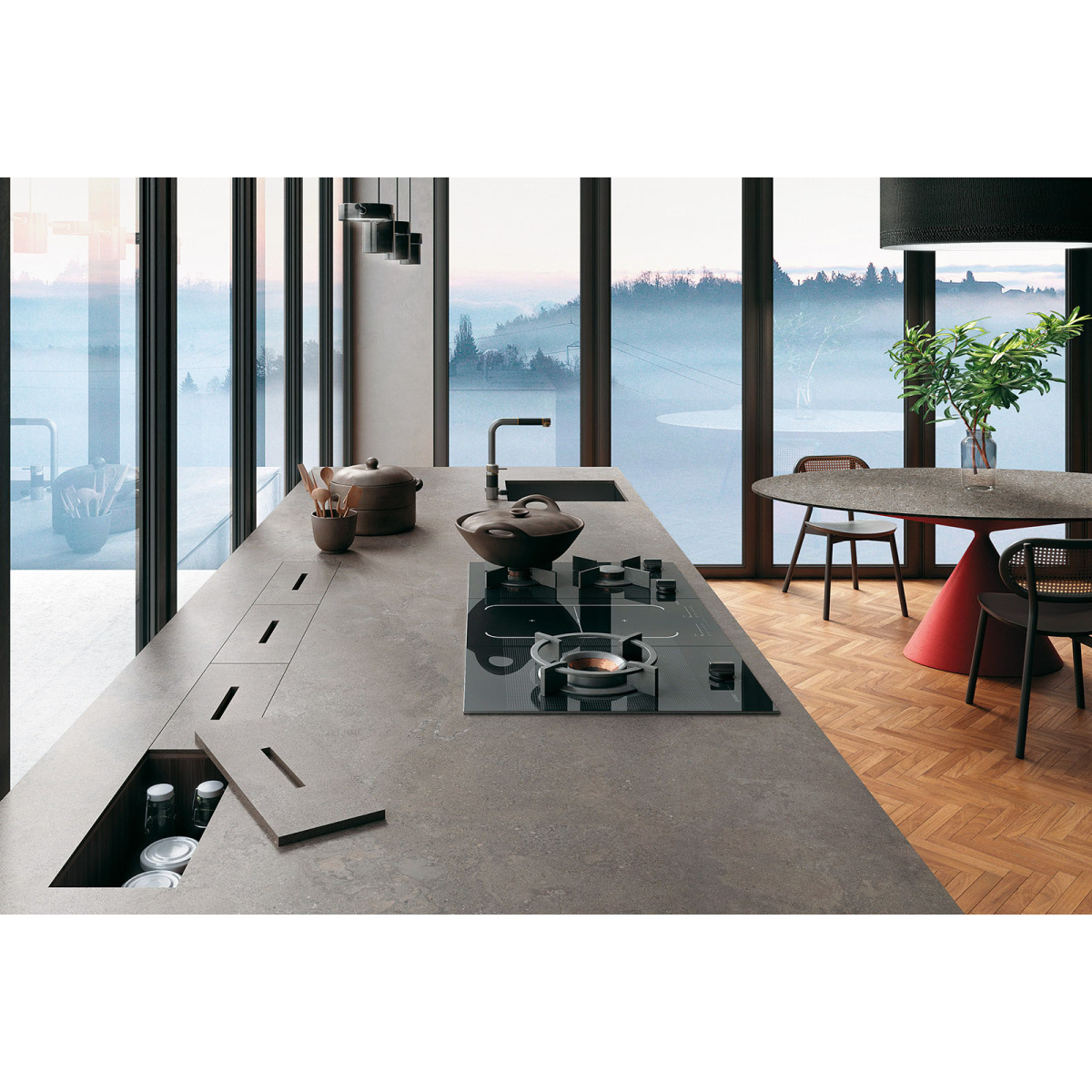 ΠΛΑΚΑΚΙ ΓΡΑΝΙΤΗΣ ΜΠΟΥΞΙ ΣΕΛΕΚΤ 6mm 160x320cm ΜΑΤ RECTIFIED ΠΡΩΤΗΣ ΠΟΙΟΤΗΤΑΣ - Image 2