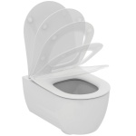 ΣΕΤ ΛΕΚΑΝΗΣ ΚΡΕΜΑΣΤΗΣ BLEND CURVE AQUABLADE ΜΕ ΚΑΠΑΚΙ SOFT CLOSE SLIM ΛΕΥΚΟ IDEAL - Image 4
