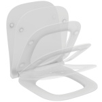 ΚΑΠΑΚΙ ΛΕΚΑΝΗΣ i.LIFE S SLIM SANDWICH SOFT CLOSE ΛΕΥΚΟ IDEAL - Image 3