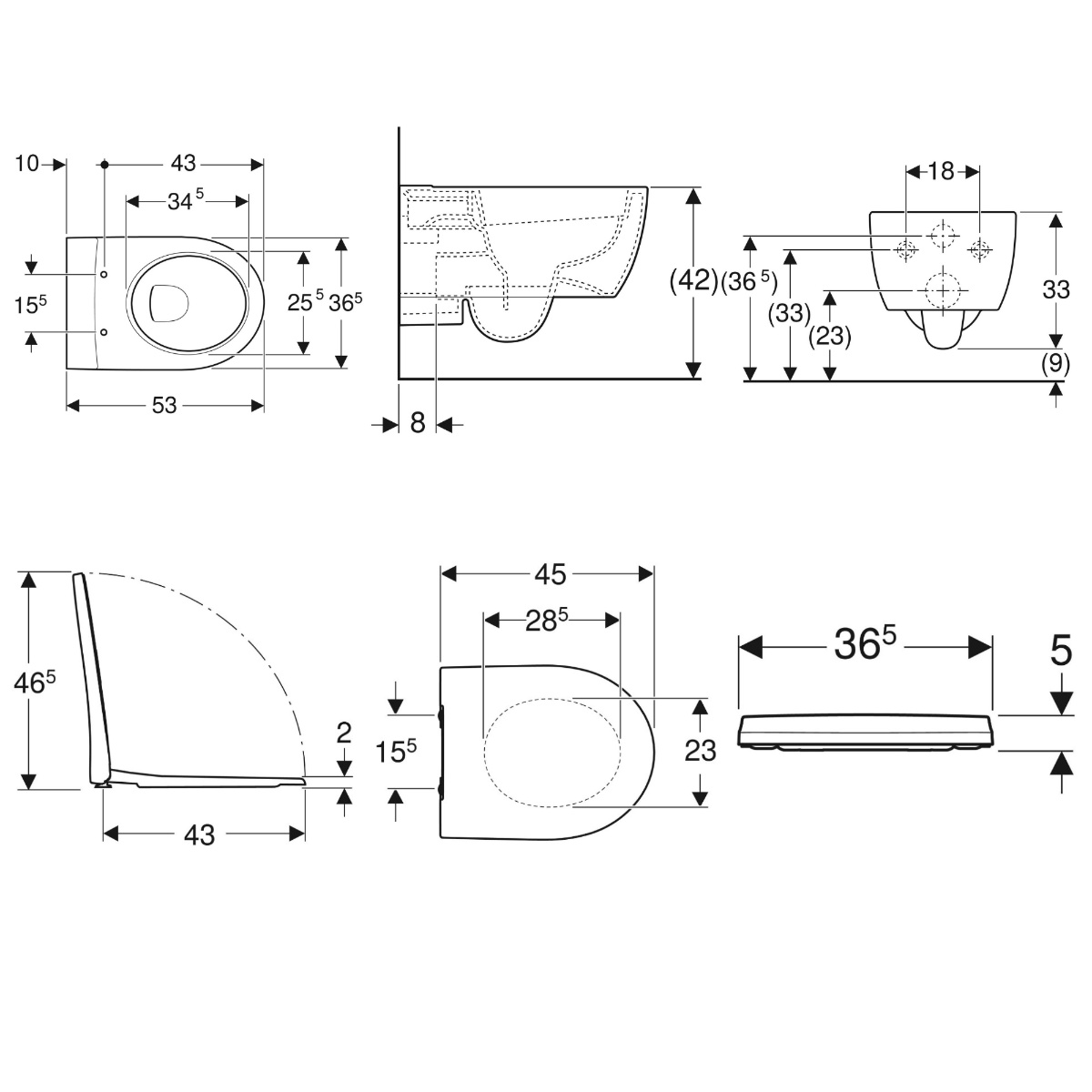 ΣΕΤ ΛΕΚΑΝΗ ΚΡΕΜΑΣΤΗ ICON RIMFREE ΜΕ ΚΑΛΥΜΜΑ SLIM SOFT CLOSE Q/R ΛΕΥΚΟ GEBERIT - Image 2